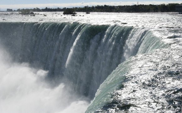 Niagara Falls = Lots of water