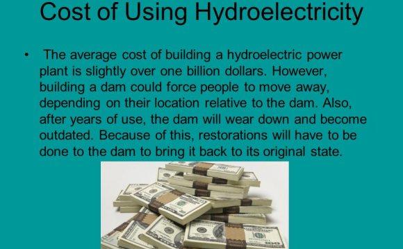 Cost of Using Hydroelectricity