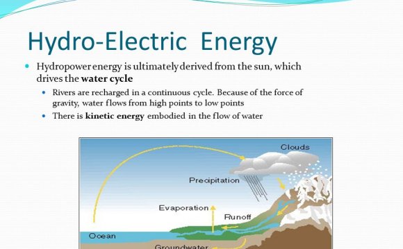 Meaning of hydroelectric energy