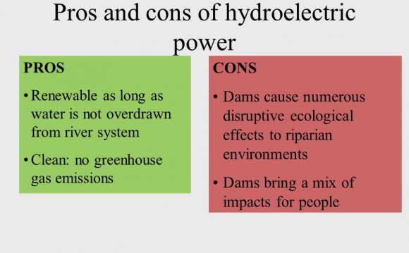 Pros and cons of Hydroelectric