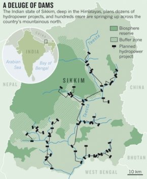lengthy stretches regarding the Teesta River in India’s Himalayan region are increasingly being dewatered and fragmented by the lots of river diversion systems which are built, planned or under construction.