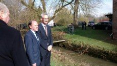Philippe Muyters & Klaas Schuring at inauguration of Turbulent's hydro power-plant