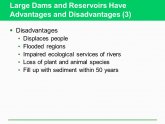 Advantages of Constructing dams on rivers