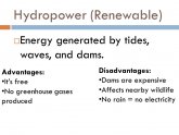 Advantages of Hydropower renewable energy