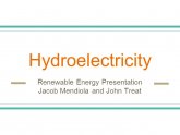 Information about Hydroelectricity