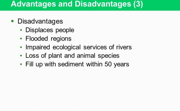 disadvantages of big dams